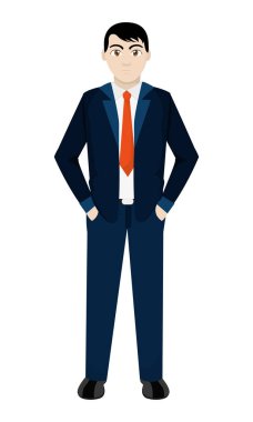 gömlek ve kravat stili ile zarif adam