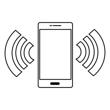 İzole smartphone tasarım