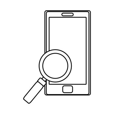 İzole smartphone tasarım