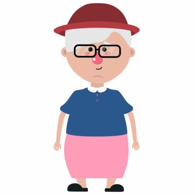 Büyükanne çizgi film tasarımı