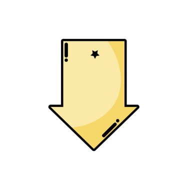 ok sembolü yön öğesi simgesi