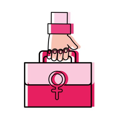 renk kadın el ilk yardım kiti ile taşındı