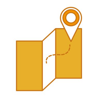 renk global harita seyahat konum simgesiyle