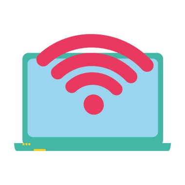 İzole laptop tasarım