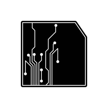 İşlemci aygıtı becerikli alet ve teknoloji Tema izole tasarım vektör çizim