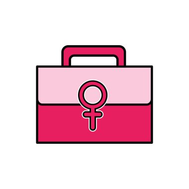 Kadınlar işareti ile ilk yardım kiti