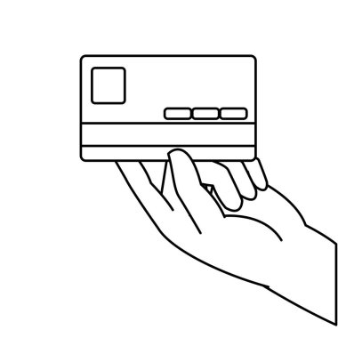 İzole kredi kartı tasarım