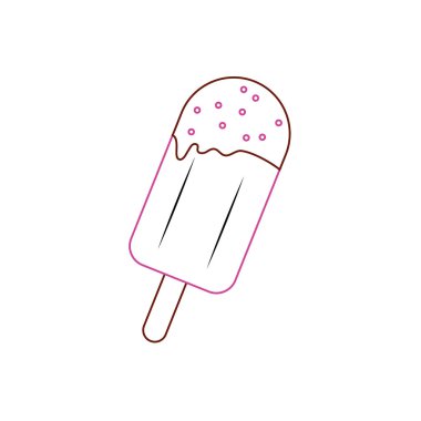 İzole buzlu şeker tasarım