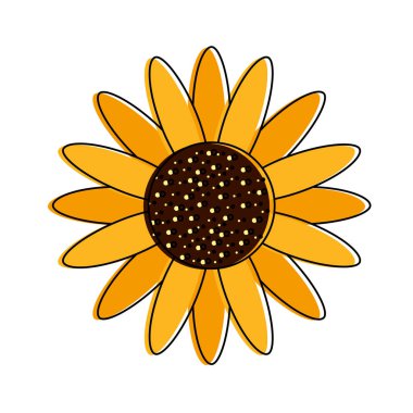 İzole çiçek tasarım