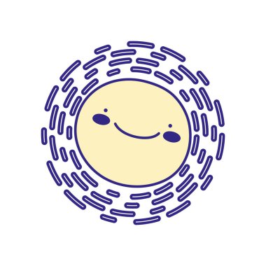 tam renkli doğa mutlu güneş hava kawaii