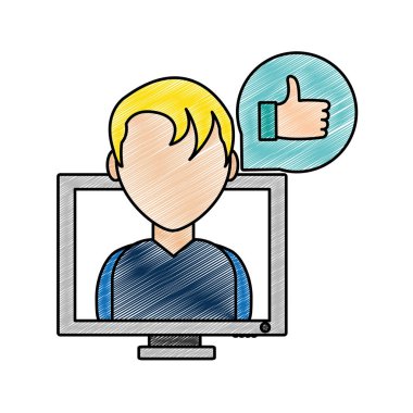 Bilgisayar aygıtı becerikli alet ve teknoloji Tema izole tasarım vektör çizim