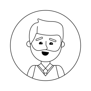 İzole iş adamı tasarım