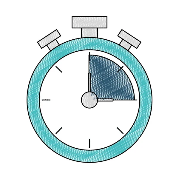 Geïsoleerde chronometer ontwerp — Stockvector