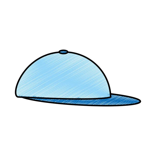 İzole şapka tasarım — Stok Vektör
