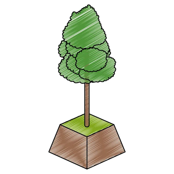 Ισομετρικές σχέδιο δέντρων — Διανυσματικό Αρχείο
