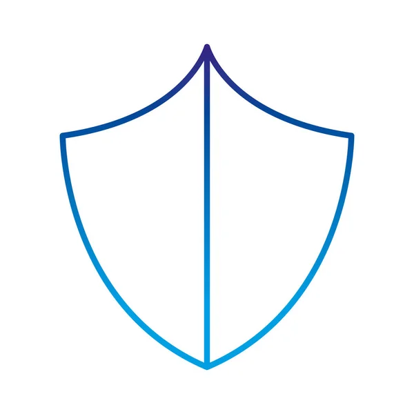 Försämrad säkerhet shield skydd objekt till privatliv — Stock vektor