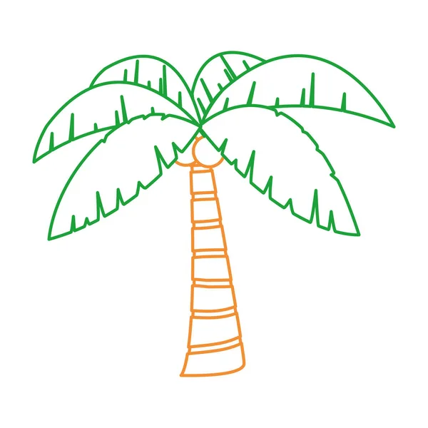 Isolerade palm tree design — Stock vektor