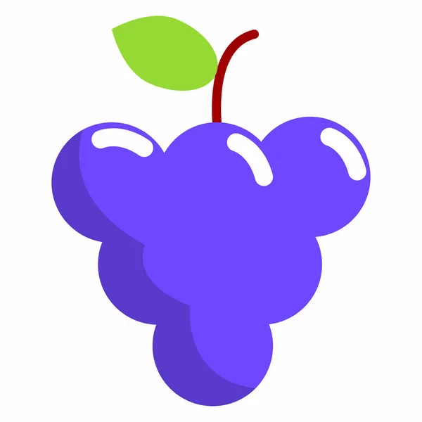 Design de uvas isoladas —  Vetores de Stock
