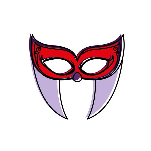 Geïsoleerde masker ontwerp — Stockvector