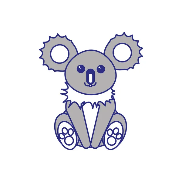 Desenho de desenho animado Koala — Vetor de Stock