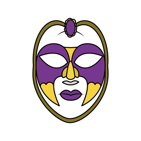 Απομονωμένη μάσκα σχεδιασμό — Διανυσματικό Αρχείο