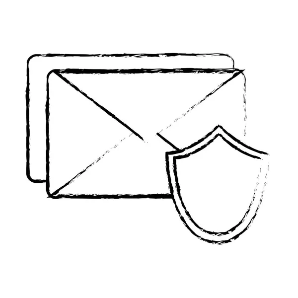 孤立した封筒デザイン — ストックベクタ