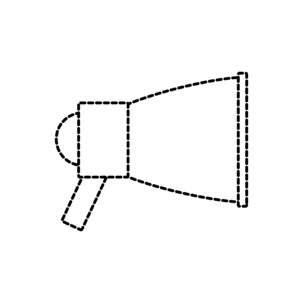 アンプ スピーカー 拡声器のメガホンし テーマ分離デザイン ベクトル図を発表 — ストックベクタ