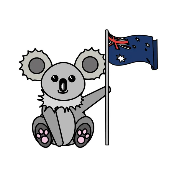 Design koala australien — Image vectorielle