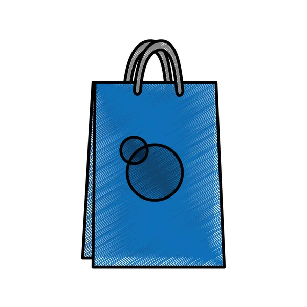 Shopping bag progettazione — Vettoriale Stock