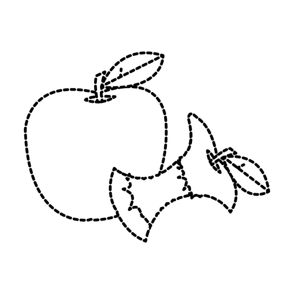 Conception de pomme isolée — Image vectorielle