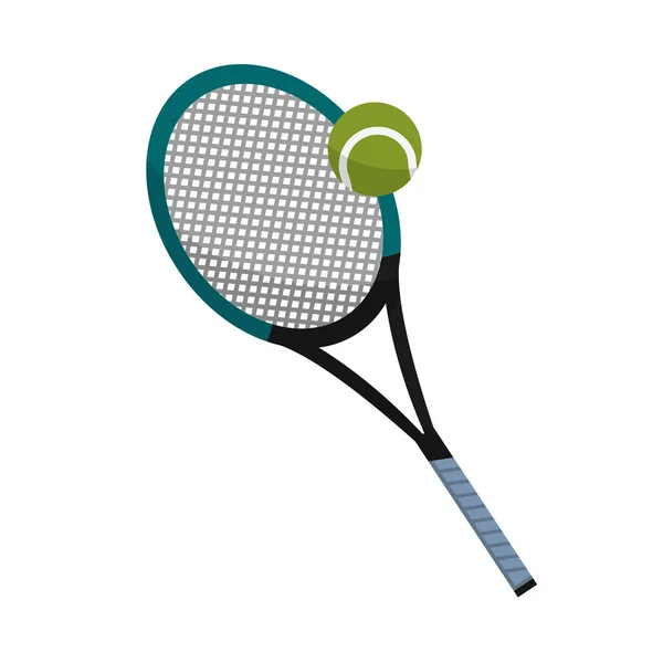 Conception de raquette de tennis — Image vectorielle