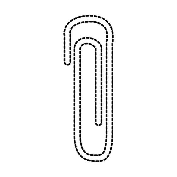 Diseño de clip de papel aislado — Vector de stock