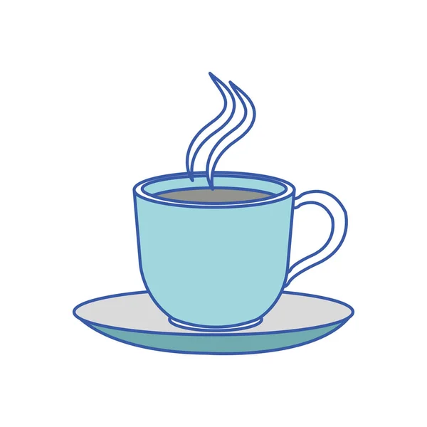 Taza de café diseño — Vector de stock