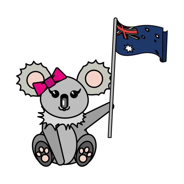 Design koala australien — Image vectorielle