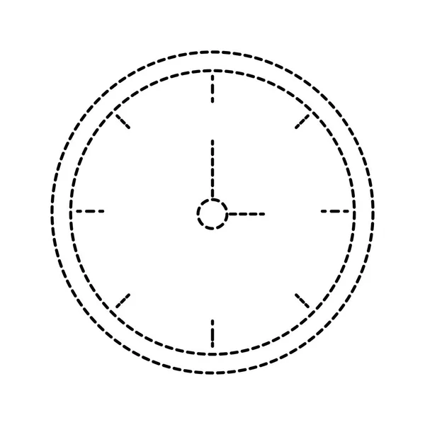 Diseño de reloj aislado — Vector de stock