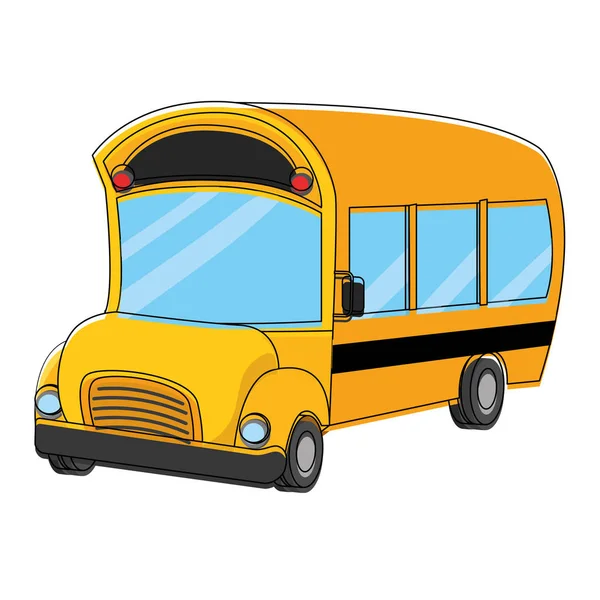 School bus design — Stock Vector