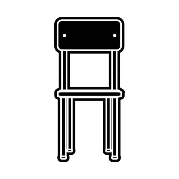 Isolated chair design — Stock Vector