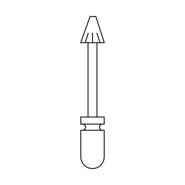 Geïsoleerde schroevendraaier ontwerp — Stockvector