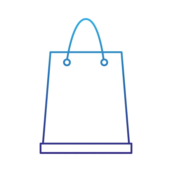 Linha degradada saco de compras objeto para comprar personalizado —  Vetores de Stock
