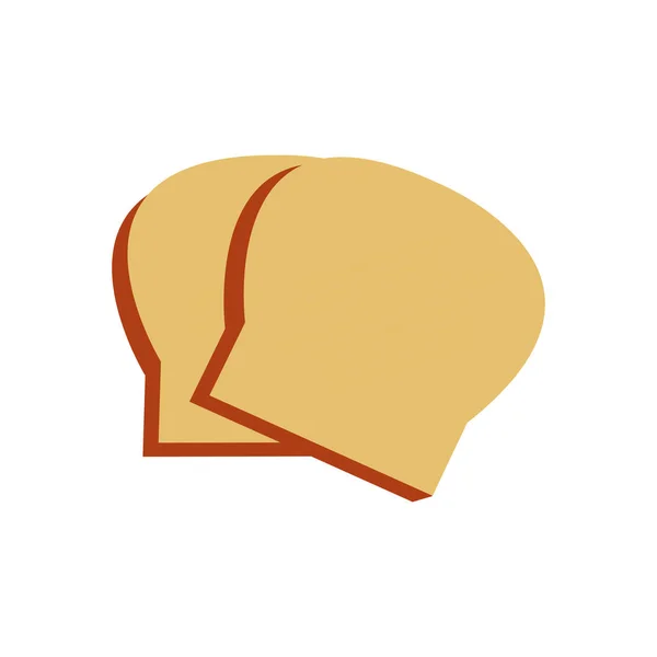 Design de pão isolado — Vetor de Stock