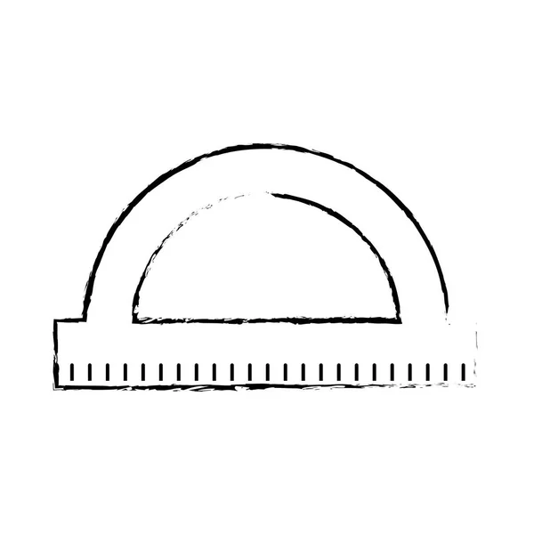 孤立した定規デザイン — ストックベクタ