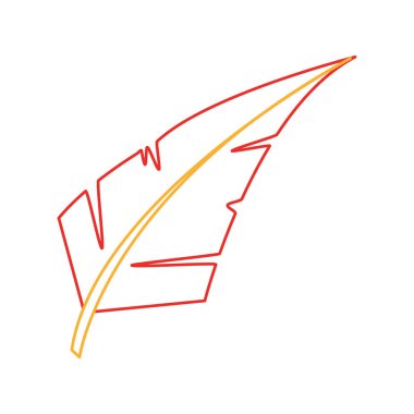 İzole tüy tasarım