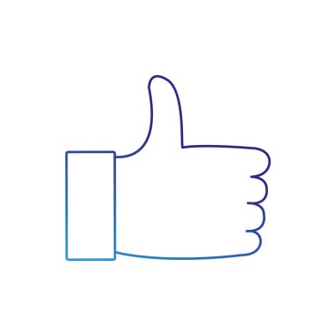 Yaşasın insan el ve parmak Tema izole tasarım vektör çizim