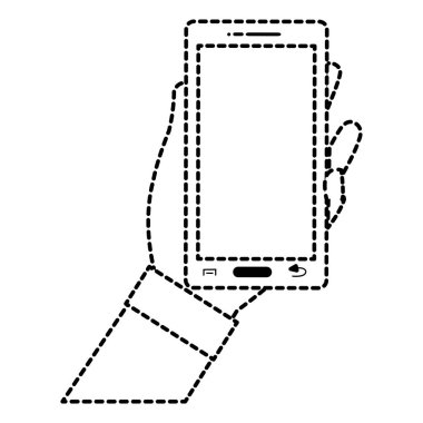 İzole smartphone tasarım