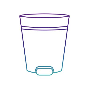 İzole çöp tasarım 