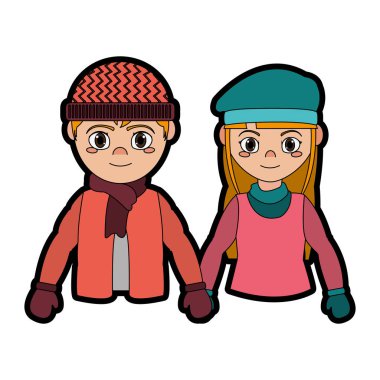 Çift kış kumaş tasarımı ile