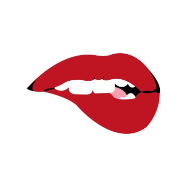 Ağız karikatür tasarım