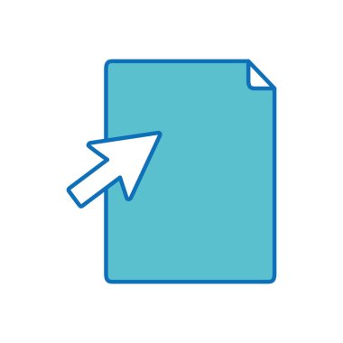 İzole belge tasarımı