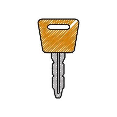 rendelenmiş otomobil anahtar nesne güvenlik alarm