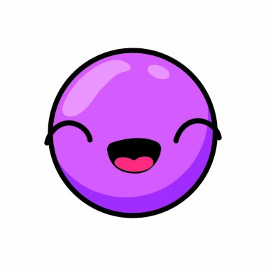 Yüz ifade karikatür karikatür ve Tema izole tasarım vektör çizim karakter